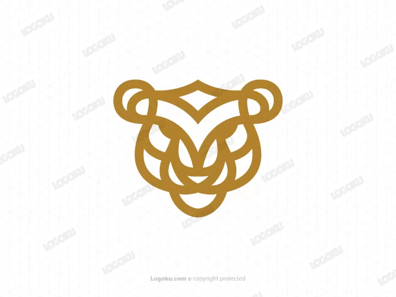 Logo Kepala Harimau Logo Harimau Emas