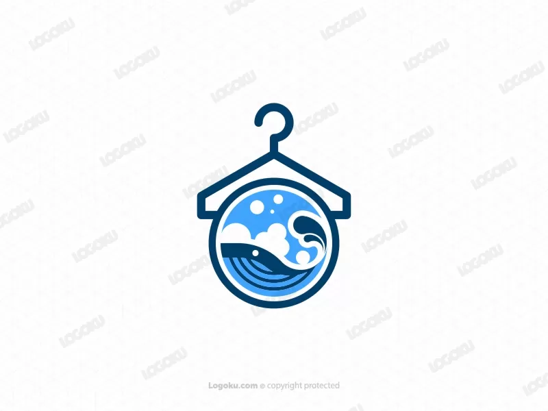 شعار مغسلة الحوت