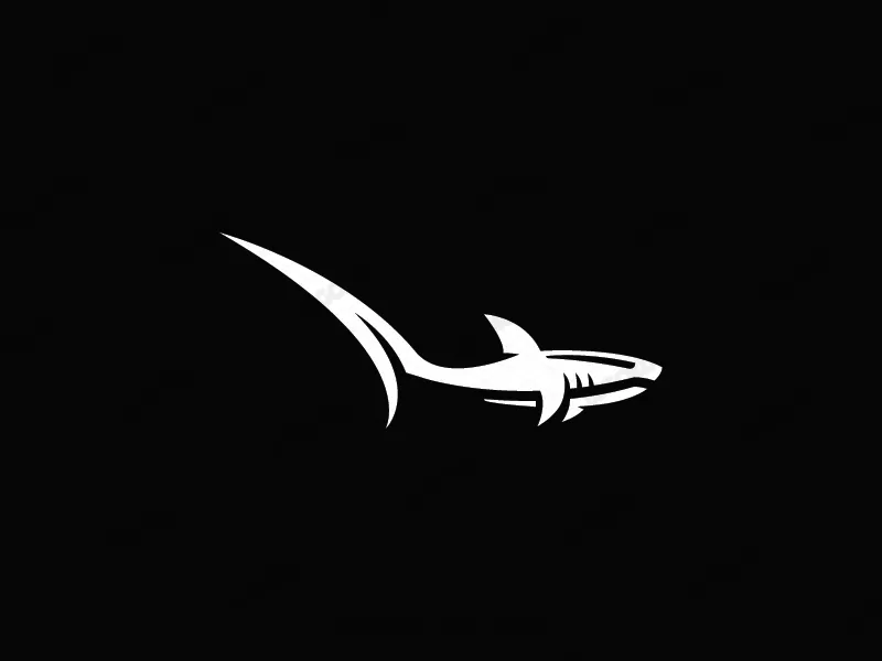 Logotipo De Tiburón Blanco