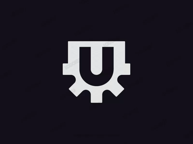 Logotipo De Engranaje U