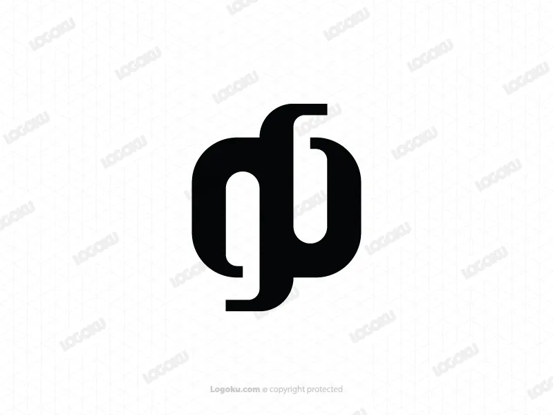 Ambigramma Gg o Gb Logo