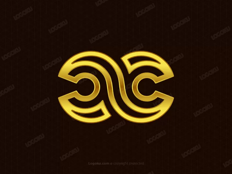 Initial C Infinity Monogram Logo