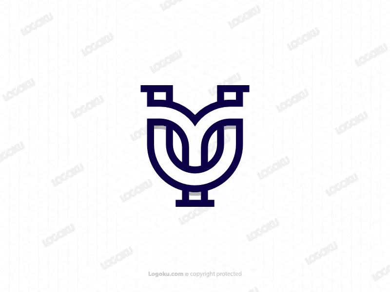 Letter Uy Yu Logo
