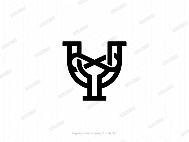 Buchstabe Uy Yu Infinity-Logo