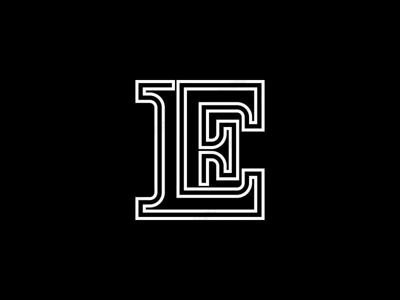 Letter Le Or El Logo