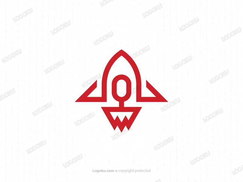 Logotipo De Micrófono Cohete