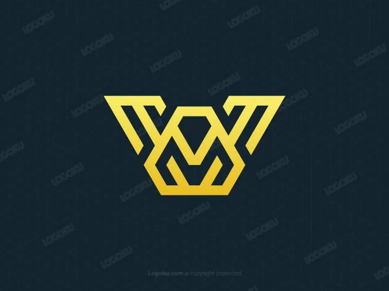 Logotipo De Diamante Wm