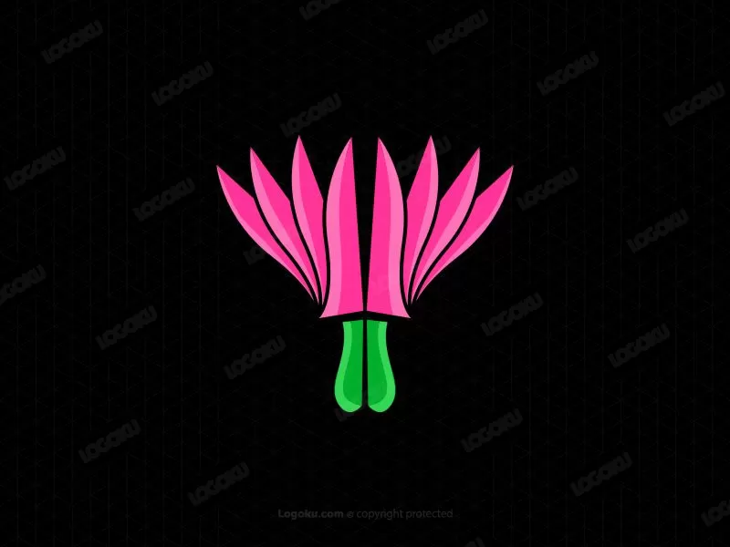 Fleurs De Lotus Et Couteaux