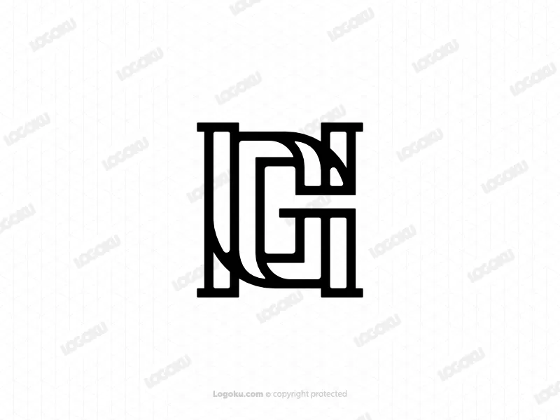 Lettre Gh Hg Logo