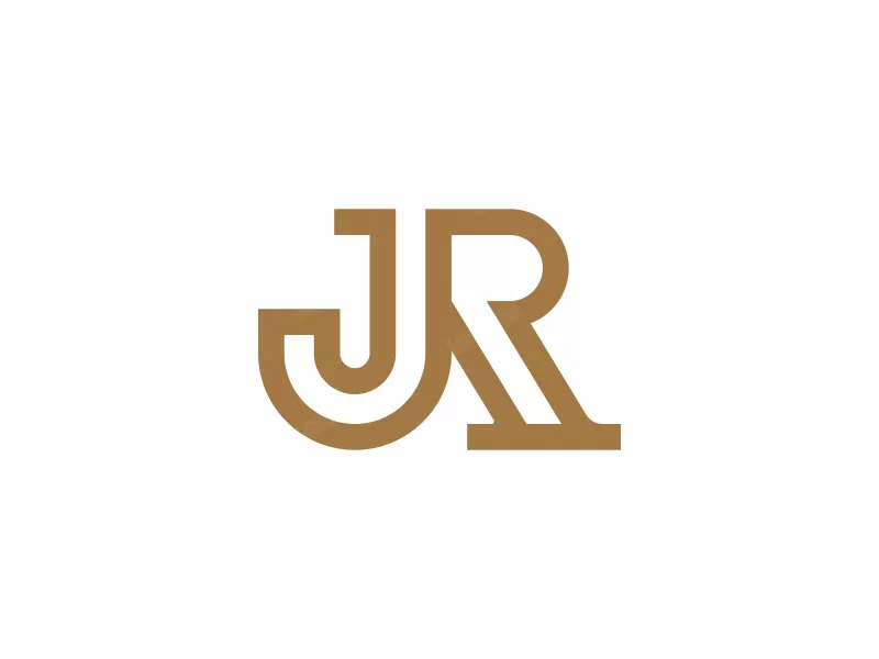 Buchstabe Jr-Logo
