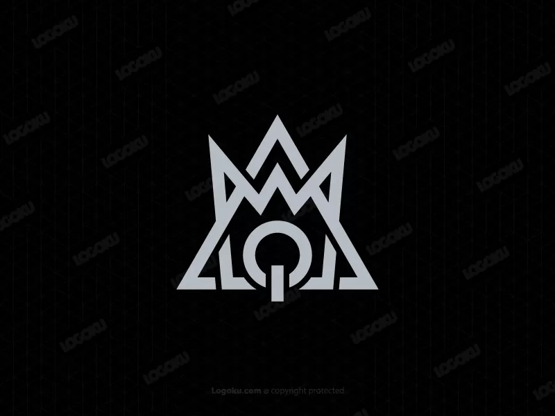 Logotipo De Poder De La Corona Del Triángulo