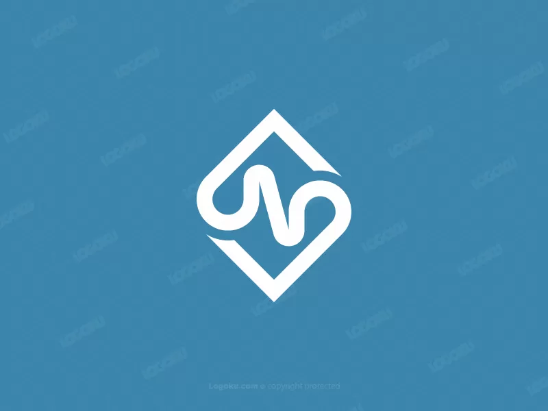 Geometric N Letter Logo
