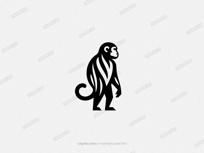 Logotipo Del Cuerpo Del Mono