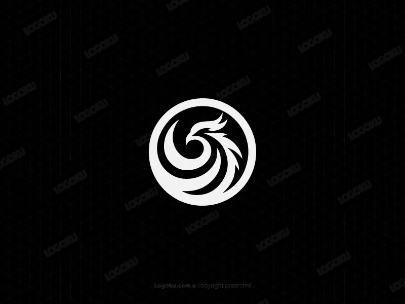 Phoenix-Logo im Kreis