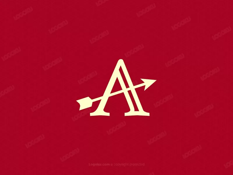 Letter A Arrow