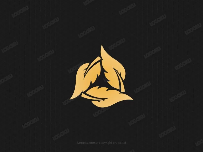 Golden Triangle Leaves Logo