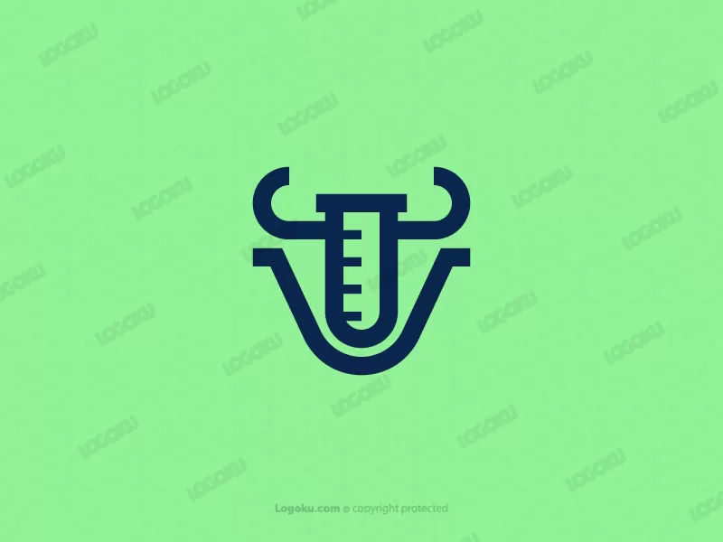 Modernes Bull-Labor-Logo