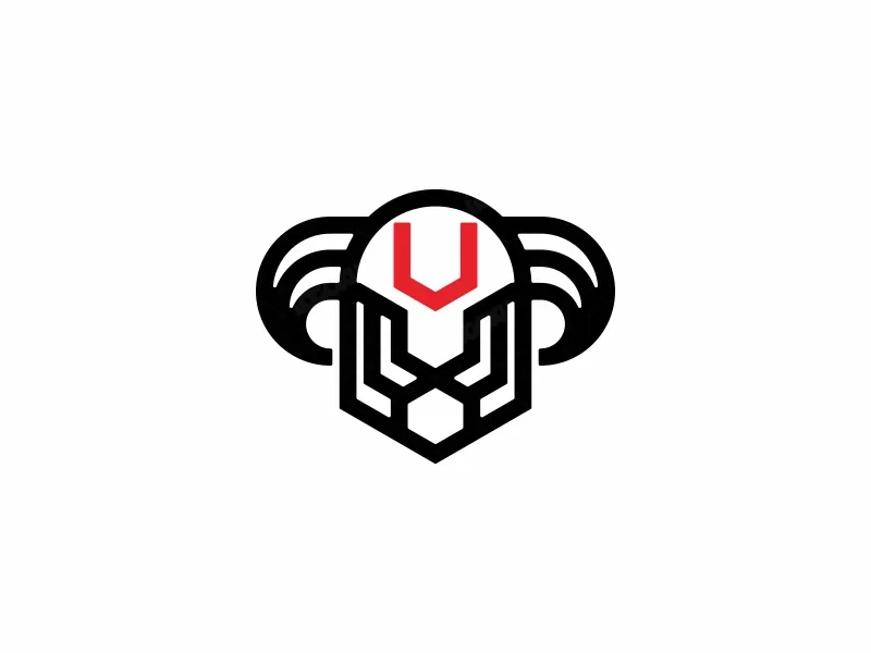 Logo Lion Spartiate