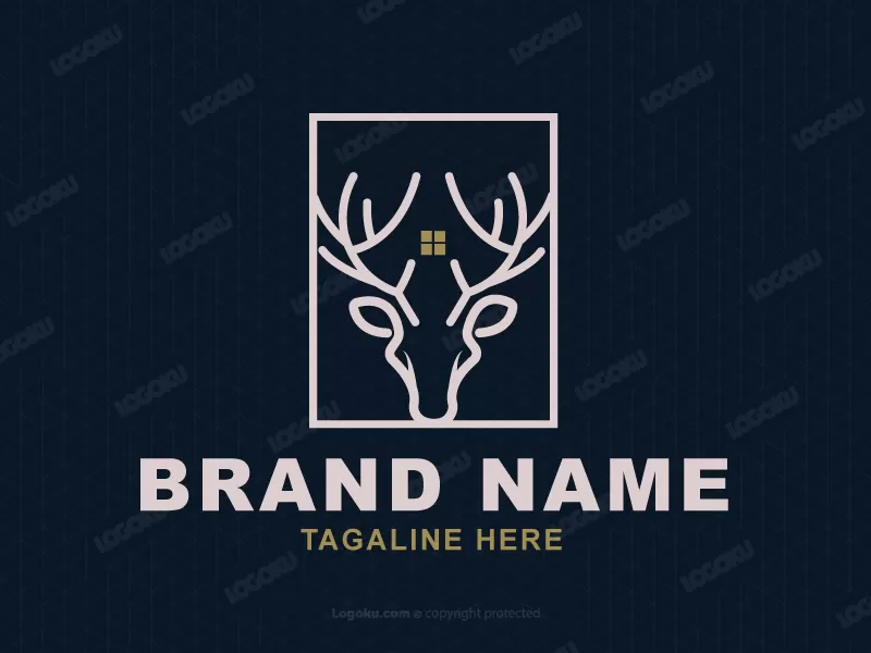 Deer Monoline Logo