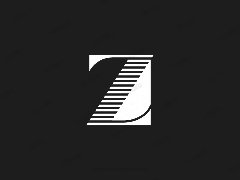 Logotipo De Escaleras Letra Z