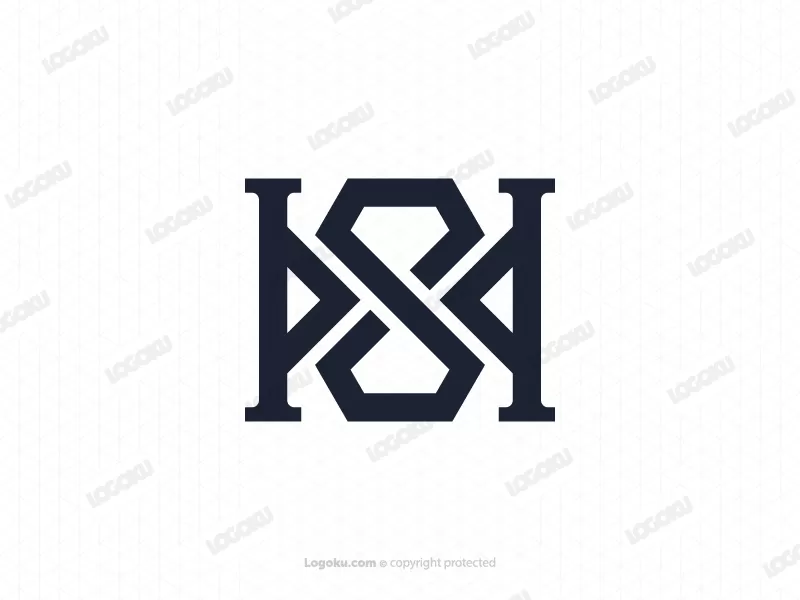 Infinity Diamond Letter H Logo