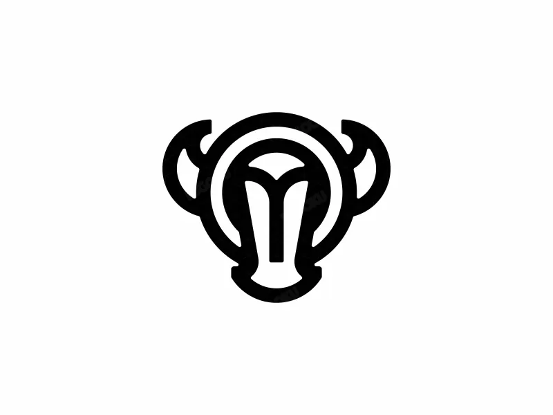 Letter O Bull Logo