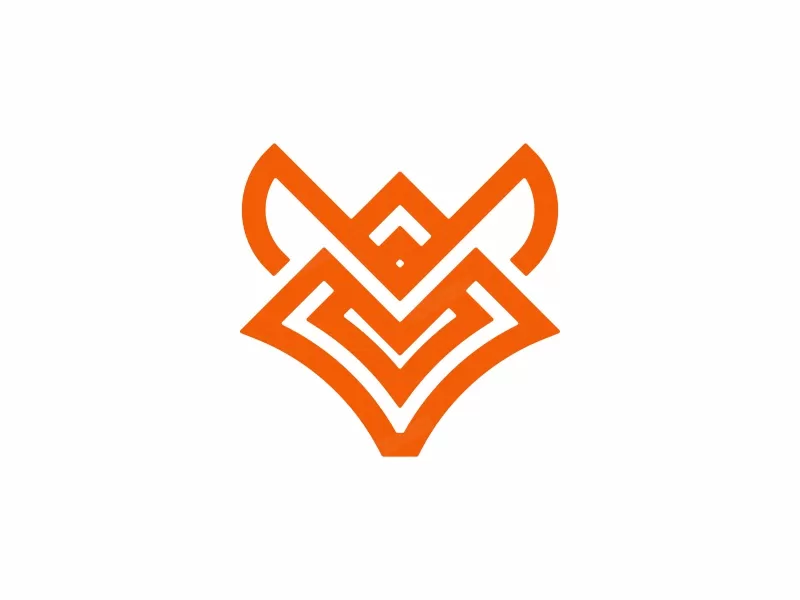 Letter A Fox Logo