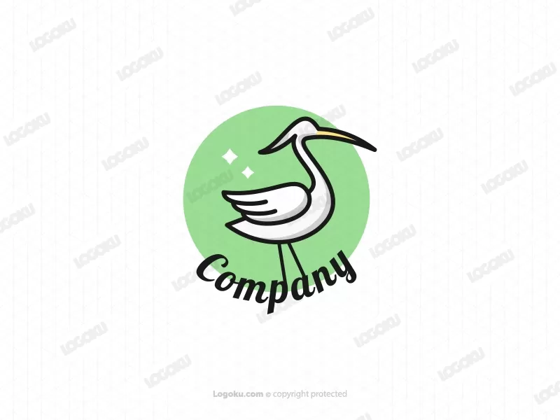 Carino logo della gru