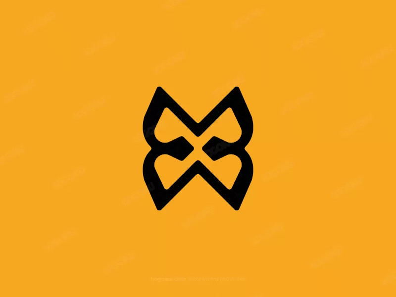 Logotipo De Mariposa Eb