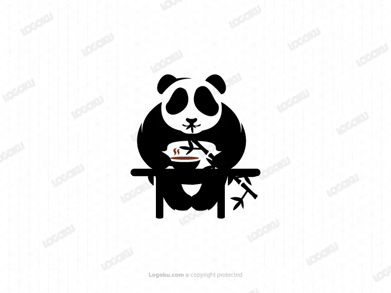Bambusstab-Panda-Logo