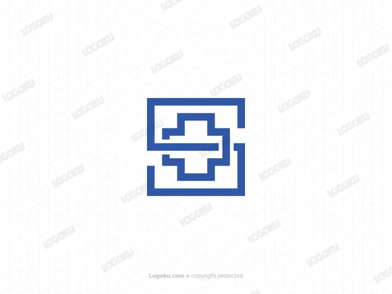 Geometric Medical Letter S Logo