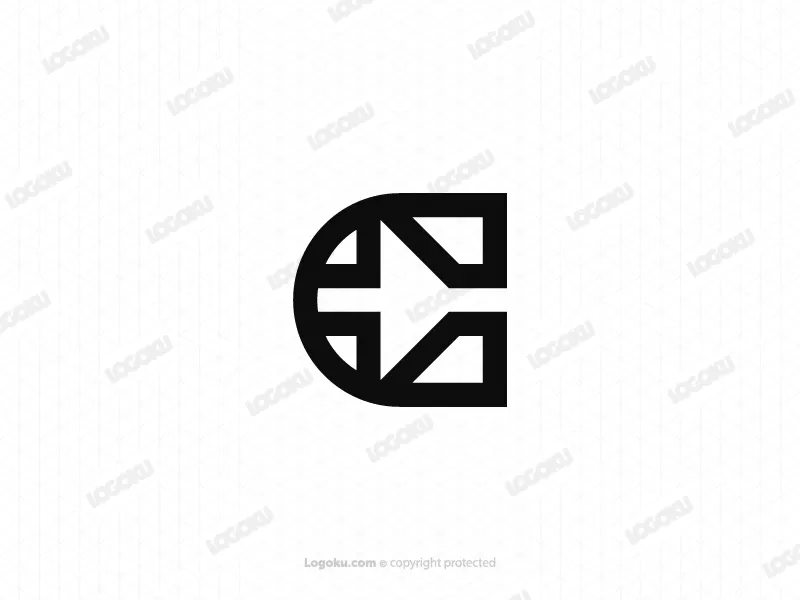 Logotipo De Letra C De Flecha Simple