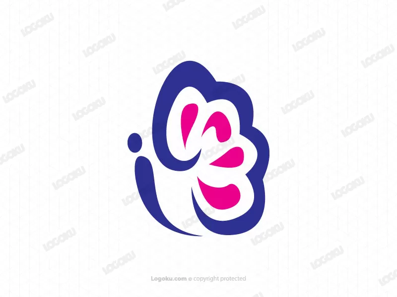 Logotipo De Mariposa Minimalista