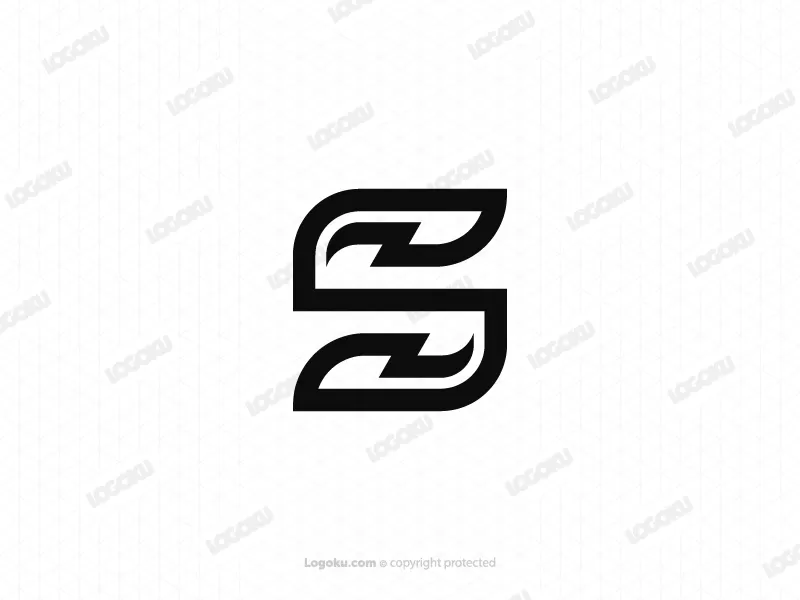 Initial S Dynamic Logo