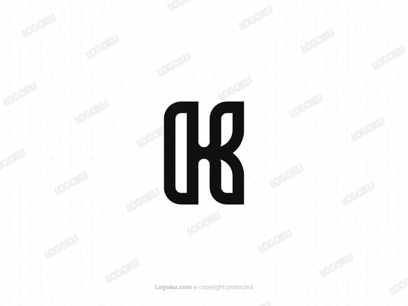شعار حرف K قوي
