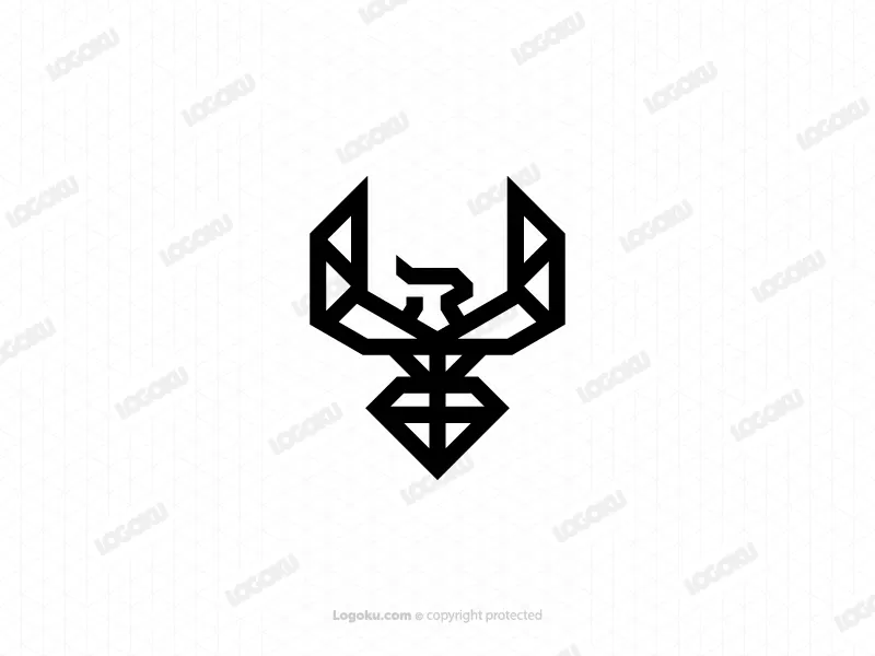 Grand logo Phoenix noir audacieux