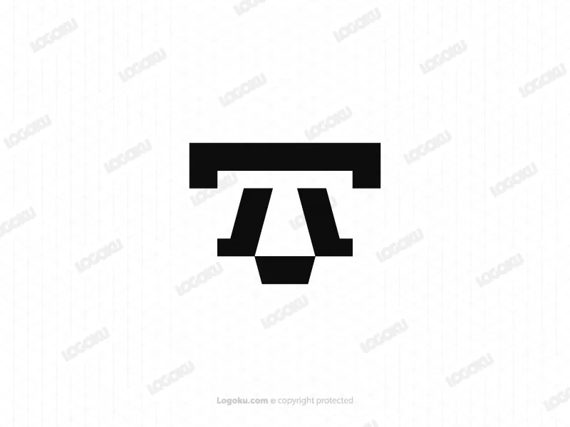 Logo De Lettre T Ou Tt