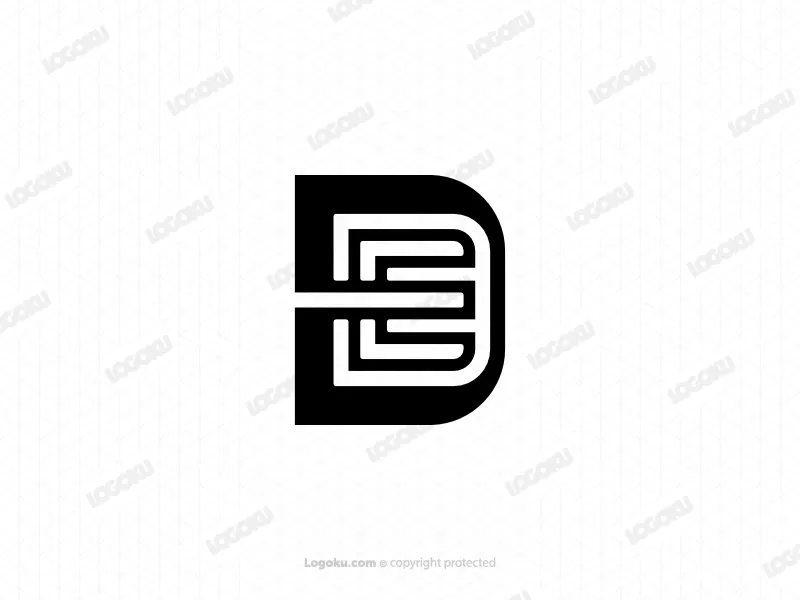 Letra De Logotipo De Identidad Ed Inicial