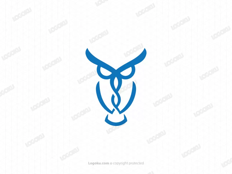 Logotipo del búho de Asclepio