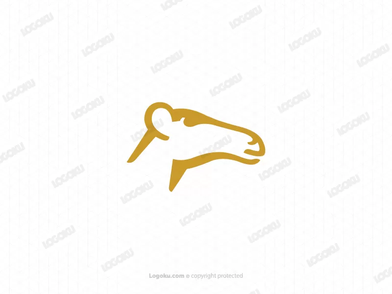Logotipo De Camello Dorado