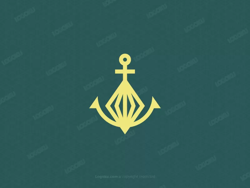 Luxury Gem Anchor Logo