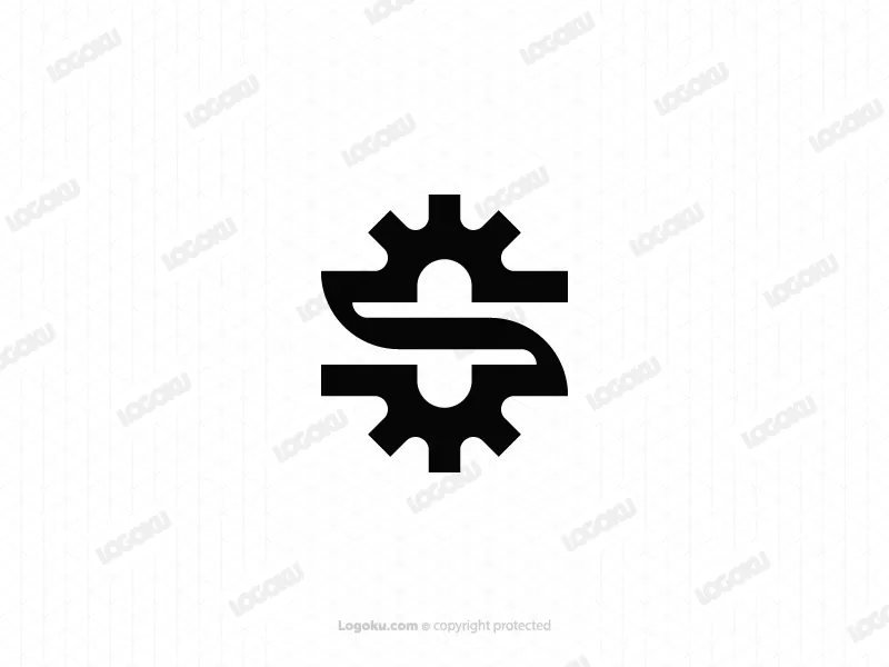 Logotipo del engranaje S