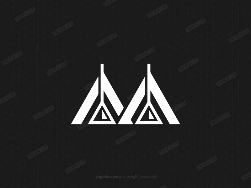 Logo unique de la lettre M