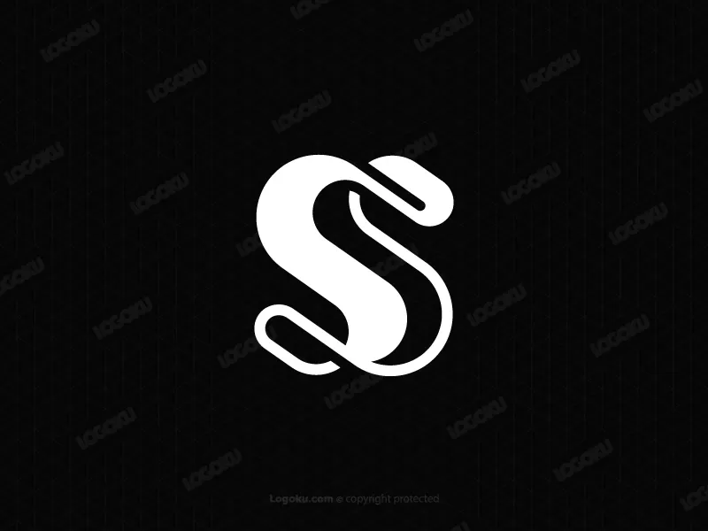 شعار S الأنيق
