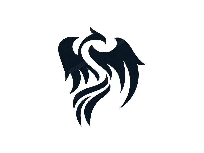Logotipo lindo del fénix