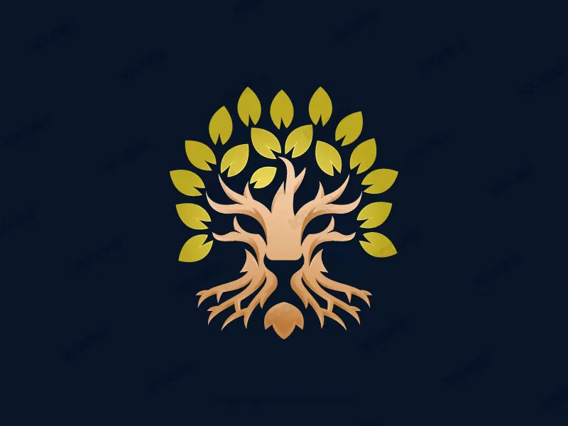 Logotipo del árbol del león