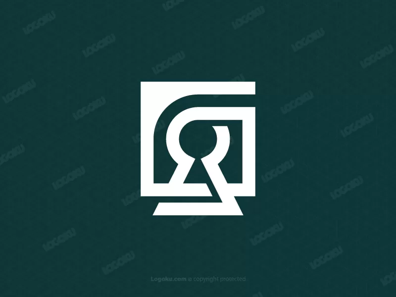 Keyhole Letter G Logo