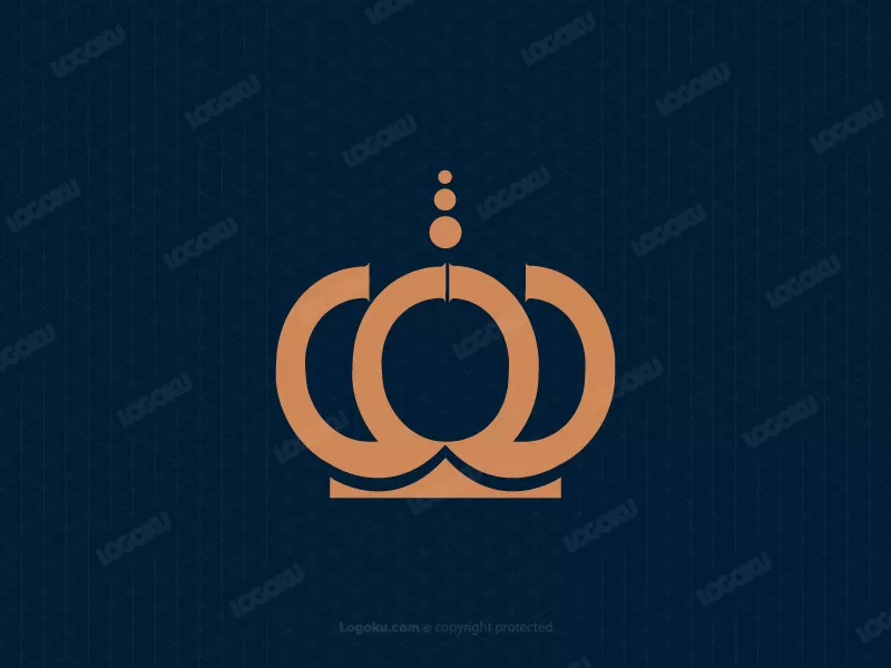Logotipo de la corona de la letra COC