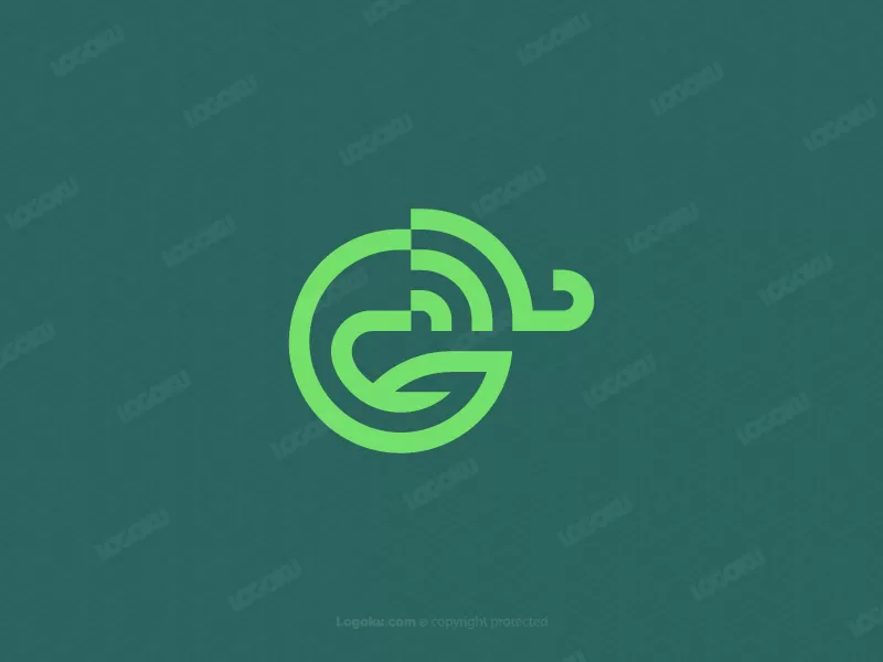 Iconic Chameleon Wifi Logo