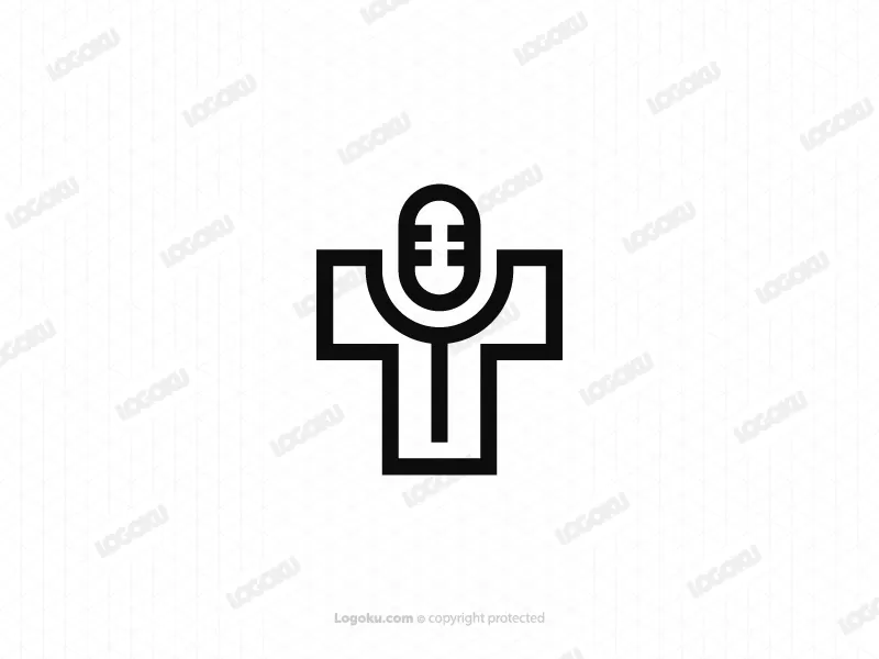 Simple Letter T Podcast Logo